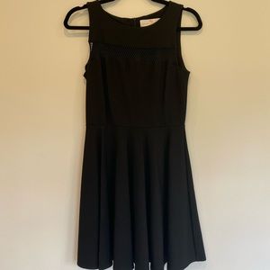 Black A-Line Amanda Uprichard Mini Dress